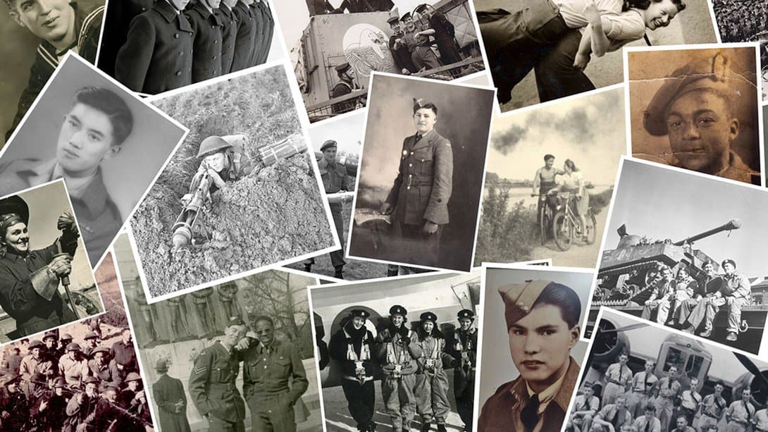 Photo Collage link to the Memory Project archive on The Canadian Encyclopedia